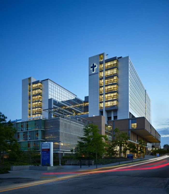 Providence Regional Medical Center Everett, Marshall and Katherine Cymbaluk Medical Tower - Work - ZGF